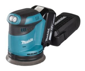 Makita DBO180Z baterinis ekscentrinis šlifuoklis 18V 125 mm
