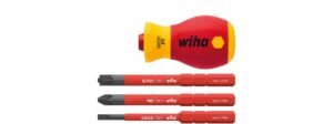 Wiha 283101 SlimVario Stubby VDE 1000V atsuktuvas su izoliuotais antgaliais 4 vnt.