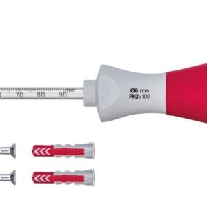 Wiha SoftFinish atsuktuvas smūginis PH2 x 100 mm su kaiščiais