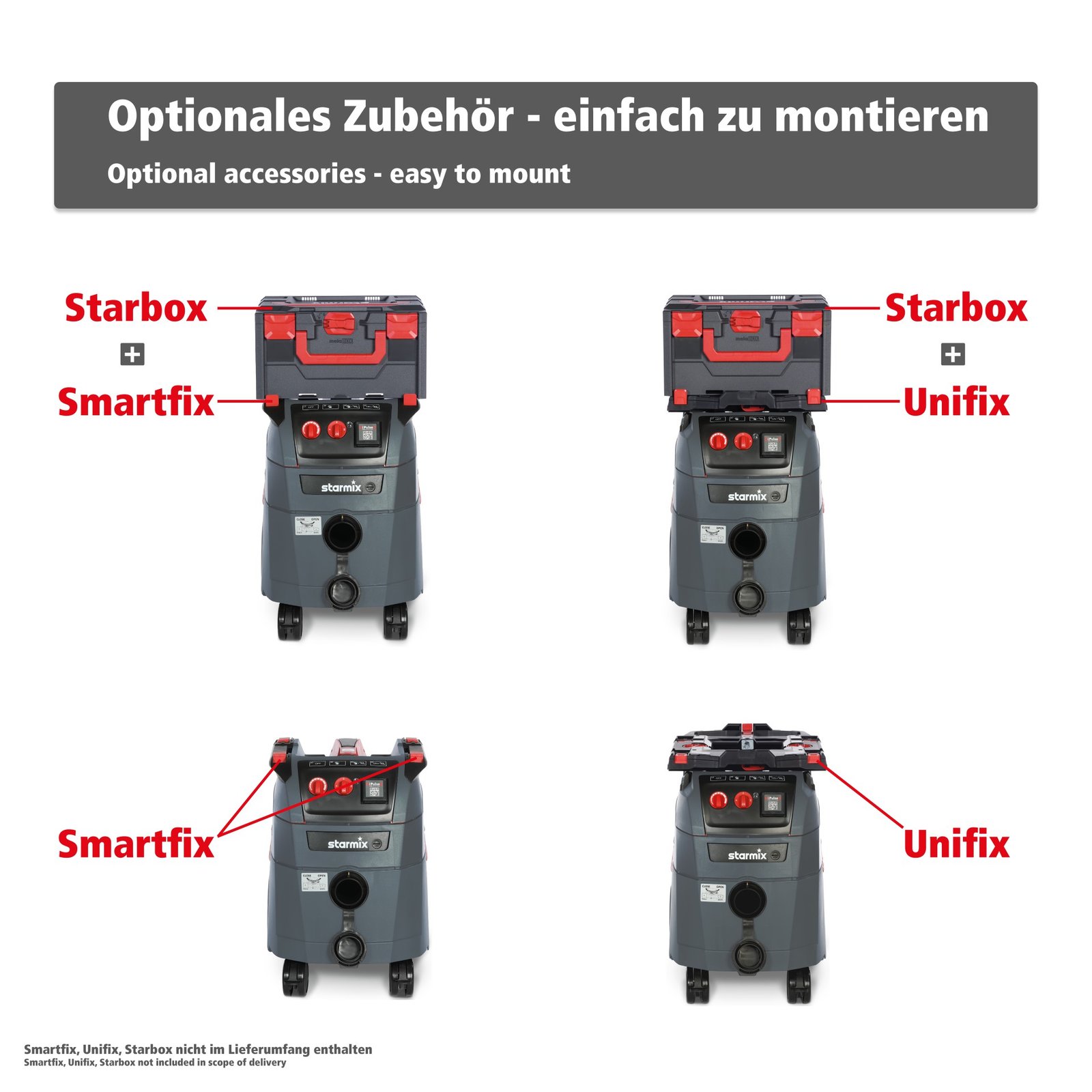 Dulkių siurblys STARMIX ISP iPulse L-1635 Basic