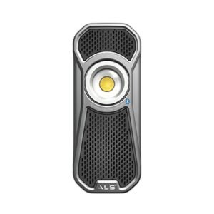 ALS AUD601R audio prožektorius kraunama baterija 300 / 600 lumenų