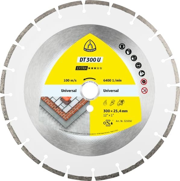 Klingspor DT300U diskas deimantinis 300 x 20 mm