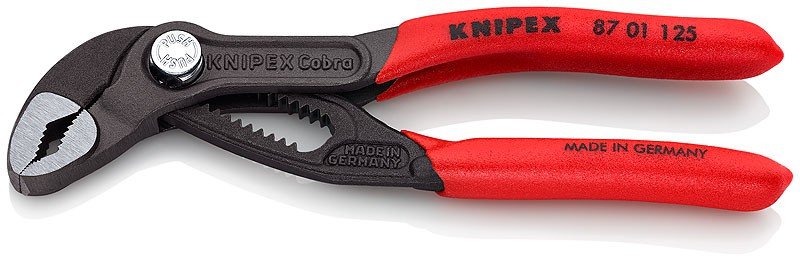 Knipex 87 01 125 Cobra replės santechninės 125 mm