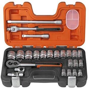 Bahco S240 galvučių rinkinys 10 - 32 mm 24 vnt. 1/2"