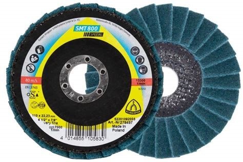 Klingspor SMT800 lapelinis diskas 125 x 22,2 mm VERY FINE