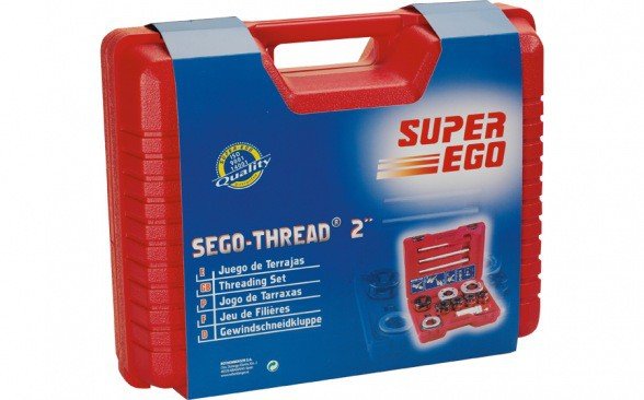 SUPER-EGO 600 Set PROFESIONAL sriegimo rinkinys BSPT 1/4" - 2"