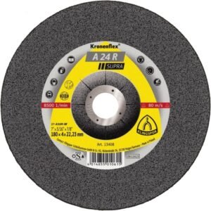 KLINGSPOR Supra diskas šlifavimo 180 x 4,0 x 22,2 mm A24N inox