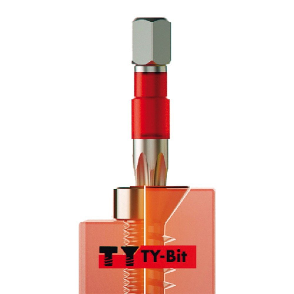 Wiha 7015TY sukimo antgalis T40 x 29 mm 1/4"