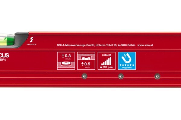 Sola REDM gulsčiukas magnetinis 800 mm