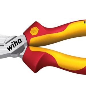 WIHA Profesional VDE 1000V replės ilgasnapės lenktos 160 mm