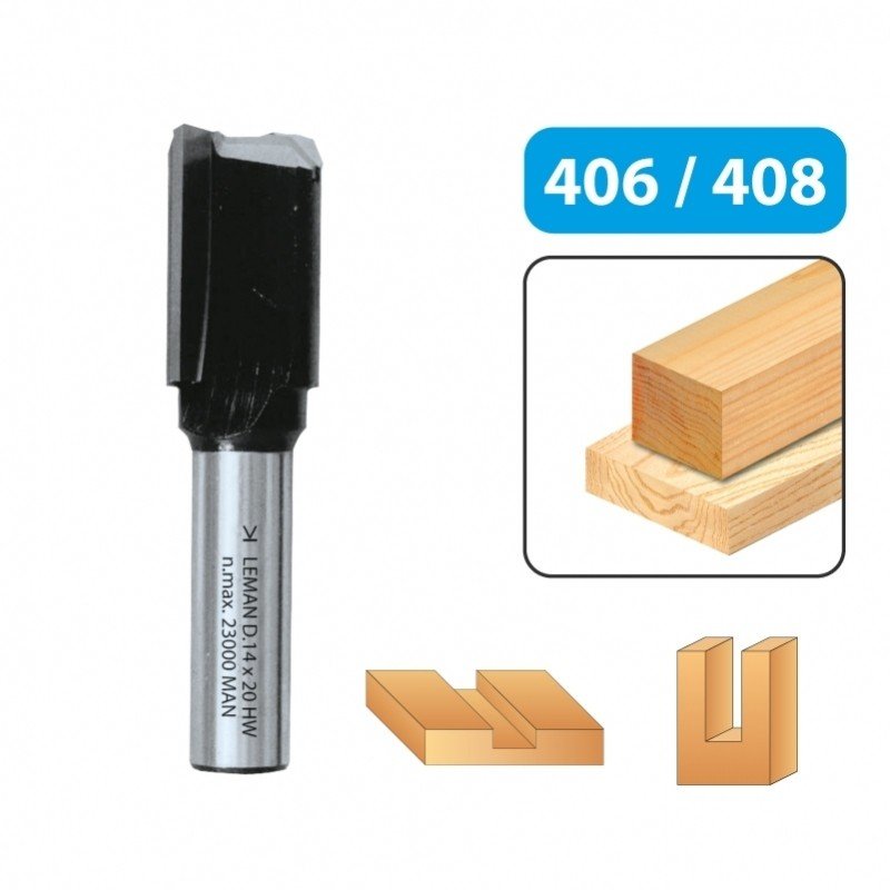 Leman 408 freza medienai 10 x 30 mm