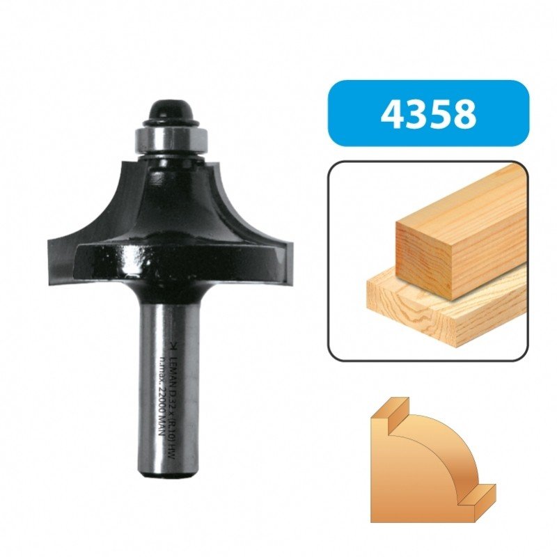 Leman 4358 freza medienai 53 mm R20