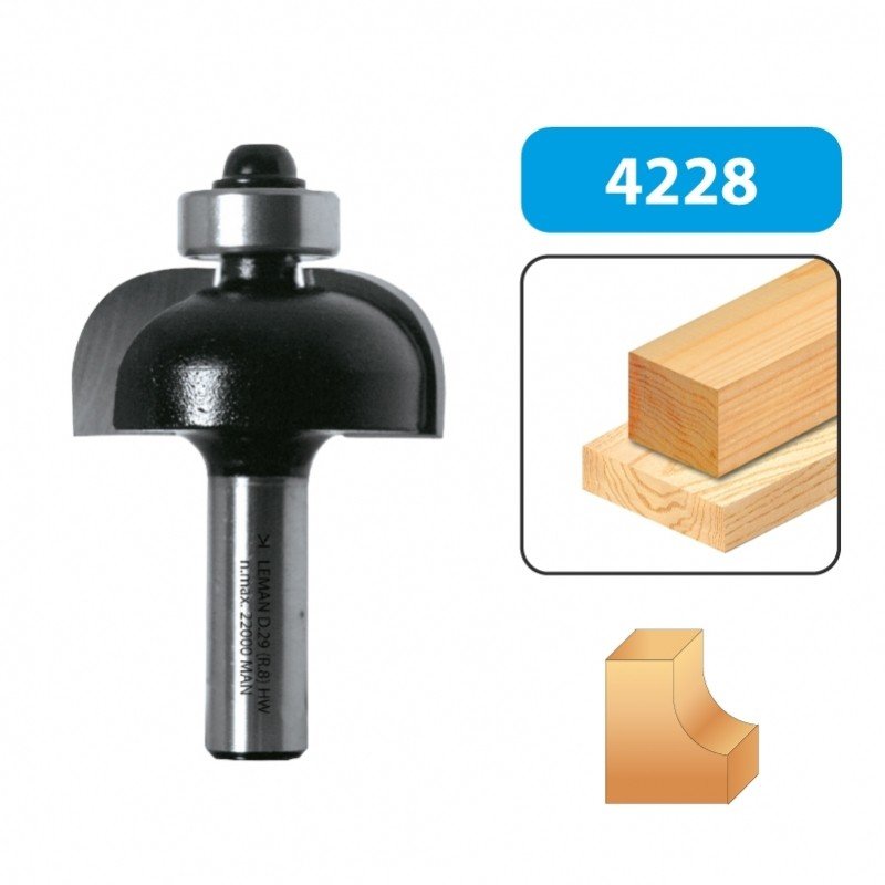 Leman 4228 freza medienai 38 mm R12