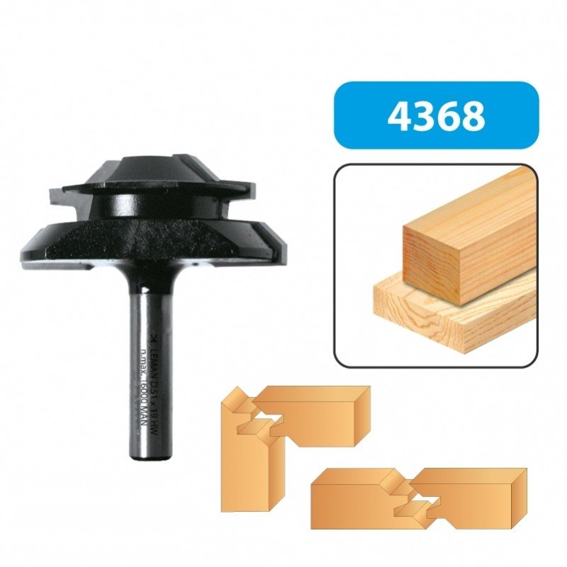 Leman 4368 freza medienai sujungimams 51 mm