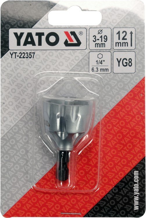 Yato YT-22357 nuožulų nuėmėjas 3 - 19 mm YG8