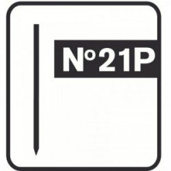 Rapid 21P smeigės cinkuotos 0,8 x 30 mm 5000 vnt.