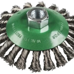 Klingspor BK600Z vielinis šepetys sukta viela 115 mm M14 inox