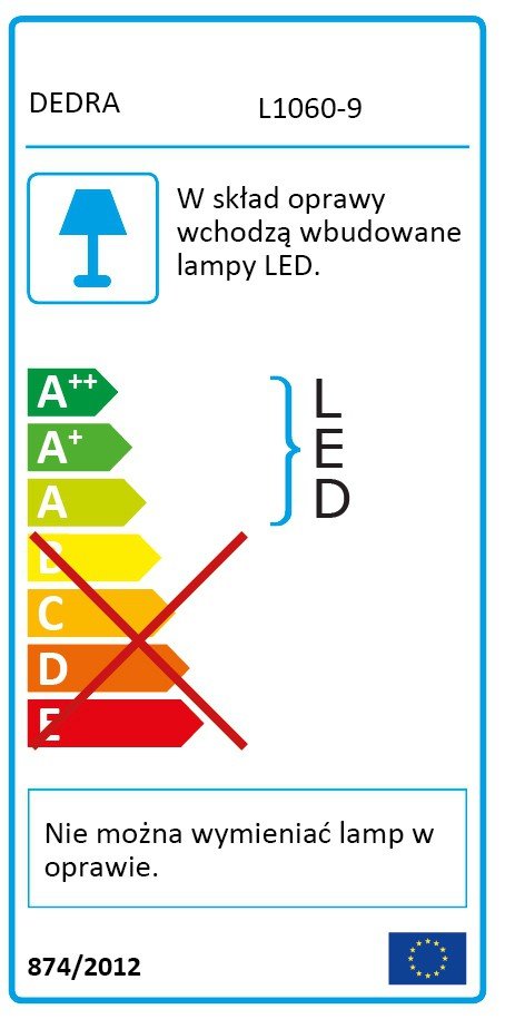 Dedra L1070-5 šviestuvas darbo vietai 4000 lumenų