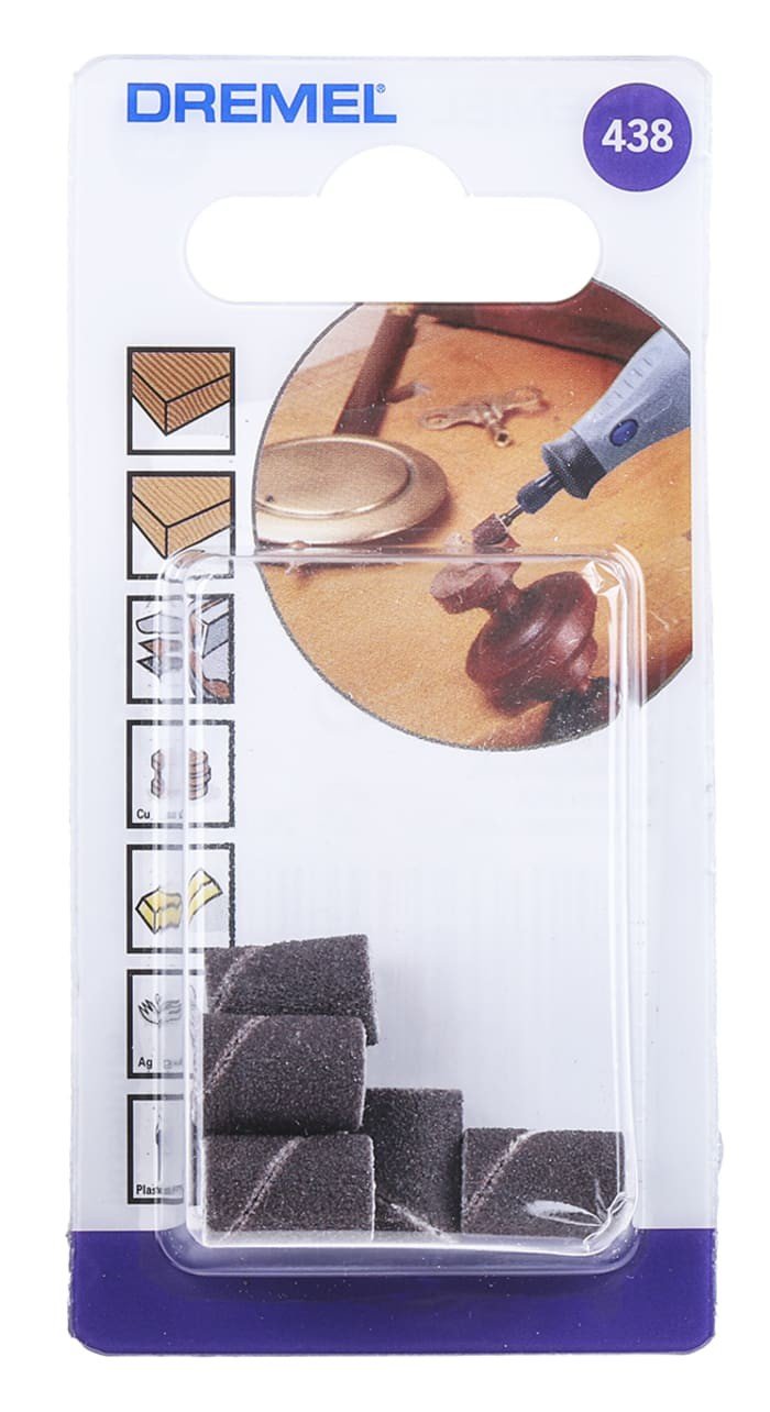 Dremel 438 šlifavimo žiedas 6,4 x 9,0 mm Nr.120 6 vnt.