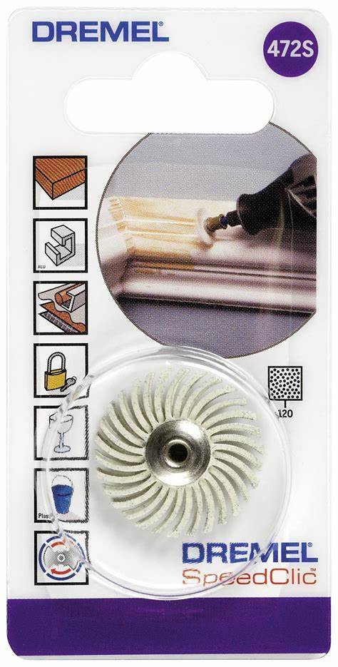 Dremel SC472 lapelinis diskas valymui ir poliravimui 25 mm Nr.120