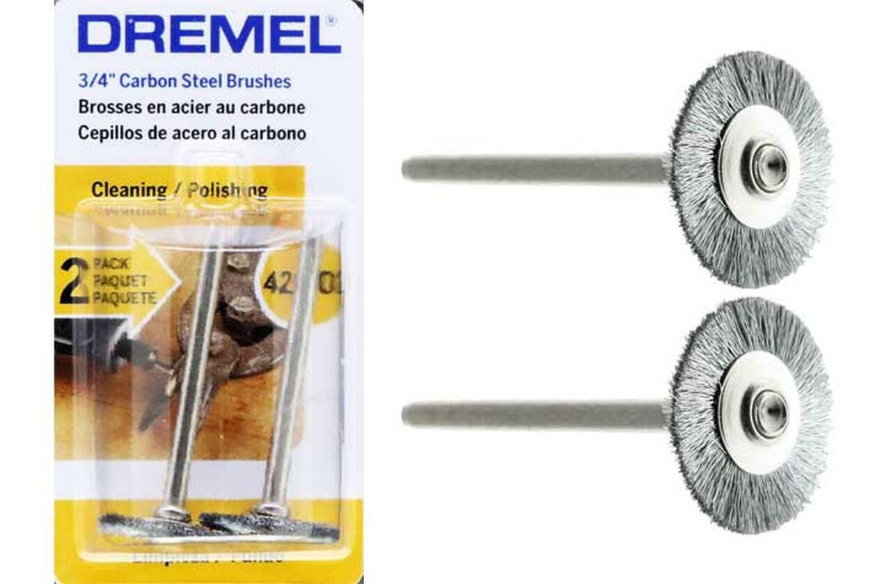 Dremel 428 vielinis šepetys 19 mm 2 vnt.