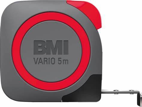 BMI Vario matavimo ruletė 3 m x 13 mm nerūdijančio plieno