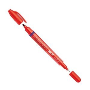 Markal DURA-INK Dual Tip markeris rašalo pagrindu 1,0 + 3,0 mm raudonas