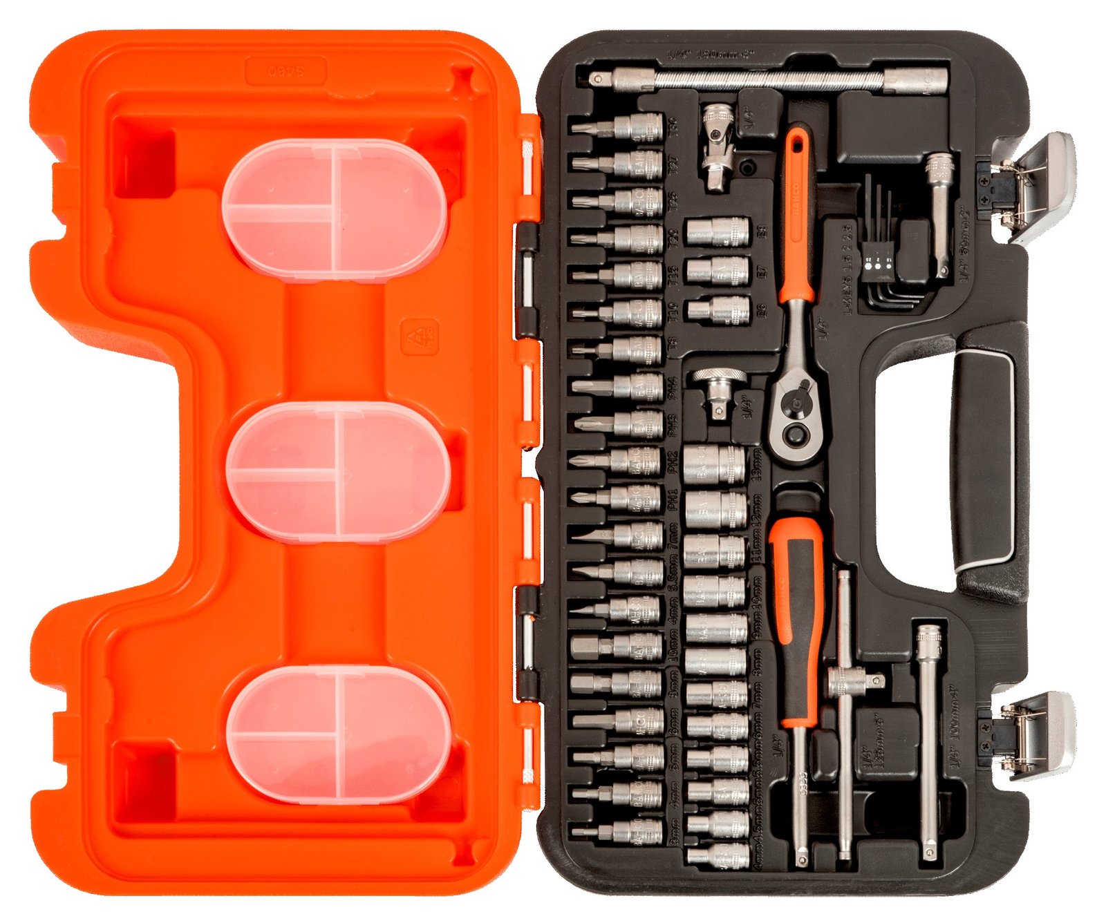 Bahco S460 įrankių rinkinys 46 vnt. 1/4"