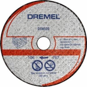 Dremel DSM520 diskas betono pjovimui 77 x 1,0 x 11,1 mm