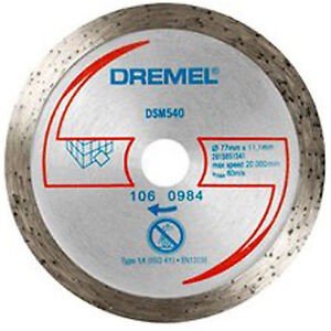 Dremel DSM540 diskas deimantinis 77 x 1,0 x 11,1 mm