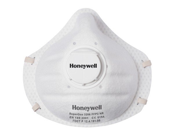 Honeywell 3206 SuperOne respiratorius vienakrtinis FFP2 NR V2
