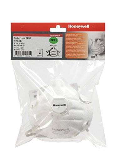 Honeywell 3206 SuperOne respiratorius vienakrtinis FFP2 NR V2