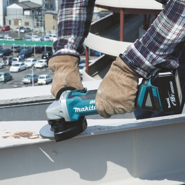 Makita DGA504Z baterinis kampinis šlifuoklis 18V 125 mm