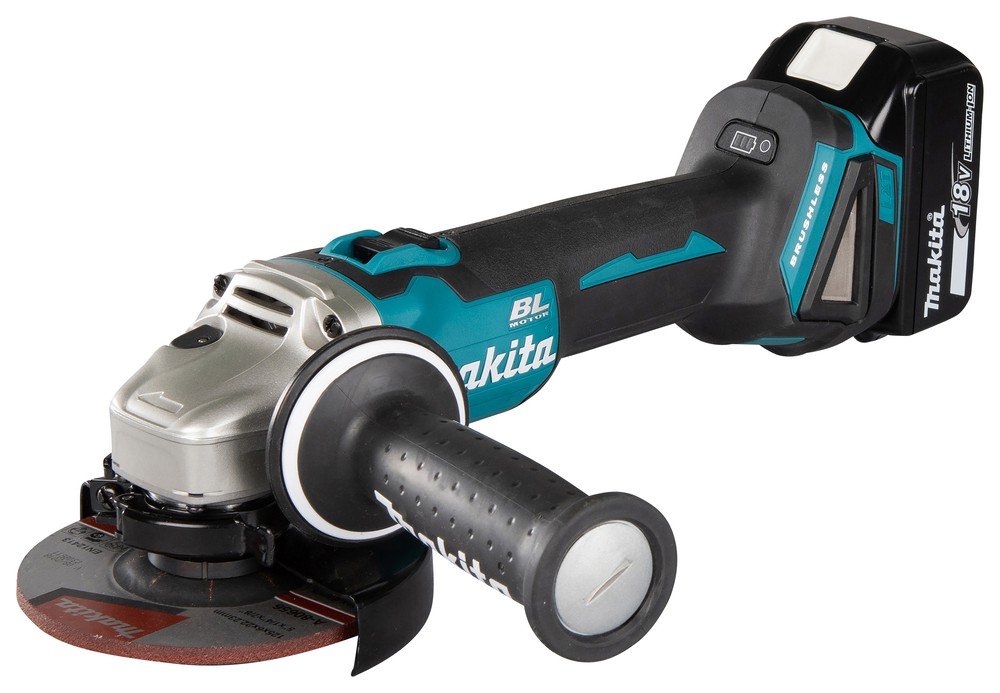 Makita DGA504Z baterinis kampinis šlifuoklis 18V 125 mm