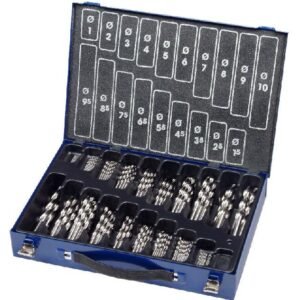 Bohrcraft MG170 grąžtų rinkinys DIN338 HSS-G 1,0 - 10 mm 170 vnt.