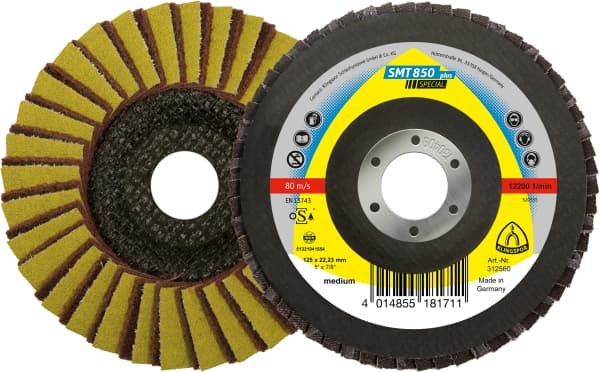 Klingspor SMT850 lapelinis diskas kombinuotas 125 x 22,2 mm CRS / 60