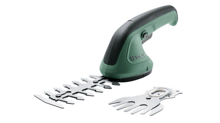 BOSCH EasyShear baterinė žirklės žolei ir krūmams