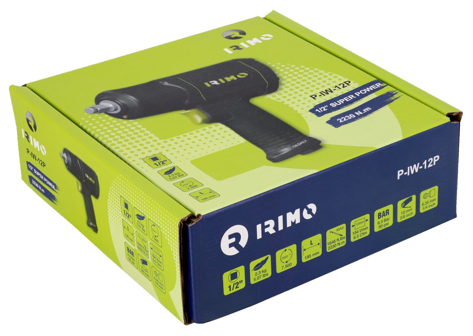 Irimo P-IW-12P pneumatinis veržliasūkis 1/2"