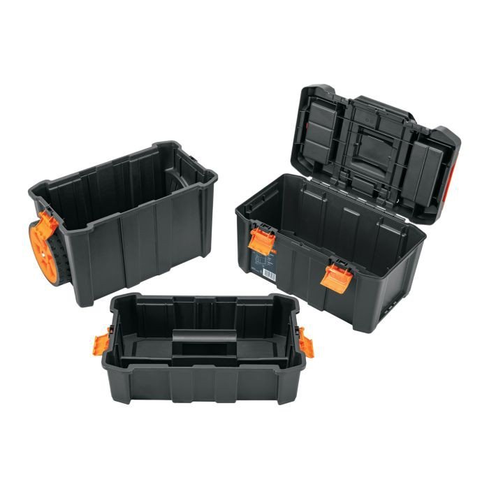 Truper CHP-1925R plastikinis lagaminas įrankiams 3in1