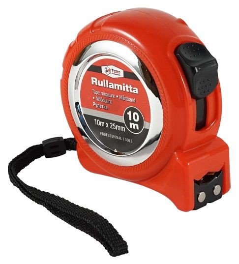 TAMO Rullamitta matavimo ruletė magnetinė 10 m x 25 mm