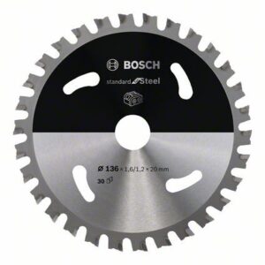 Diskas metalui BOSCH Standard for steel 136 mm Z30