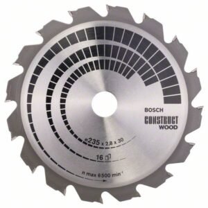 BOSCH Construct diskas medienos pjovimui 235 x 30 mm Z16