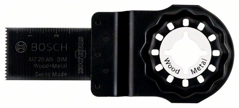 Bosch AIZ 20 AB Starlock geležtė multifunkciniam įrankiui