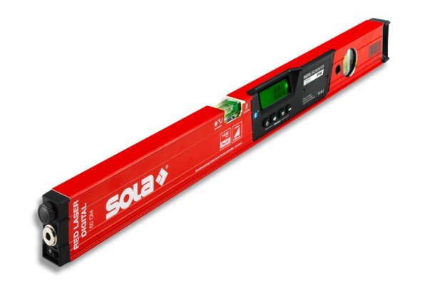 SOLA RED Laser Digital gulsčiukas skaitmeninis magnetinis 600 mm su lezerio spinduliu