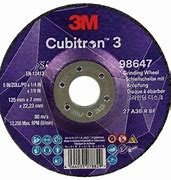 3M Cubitron III diskas šlifavimo 125 x 7,0 x 22,2 mm