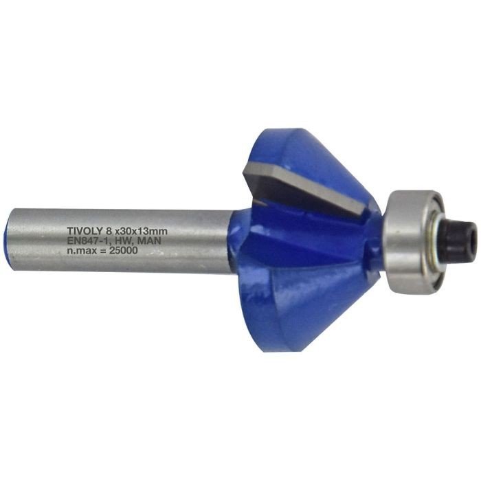 TIVOLY Technic freza medienai 45 mm 45 laipsnių