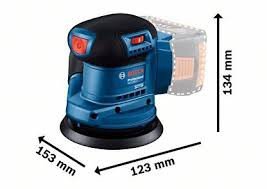 Bosch GEX 185-Li Profesional baterinis ekscentrinis šlifuoklis 18V 125 mm