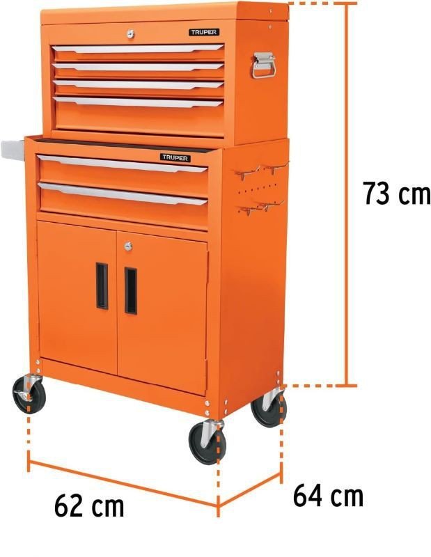 Truepr GAMO-7120 įrankių spintelė 2-jų dalių