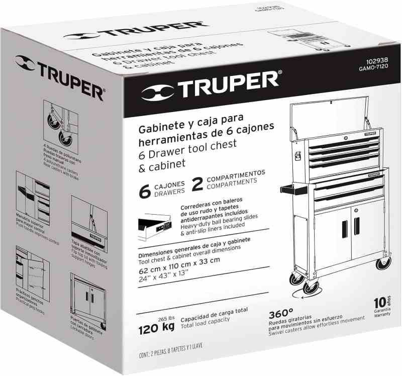 Truepr GAMO-7120 įrankių spintelė 2-jų dalių