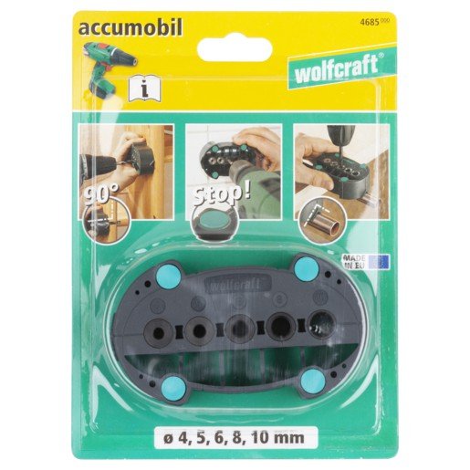 Wolfcraft gręžimo šablonas 4-10 mm